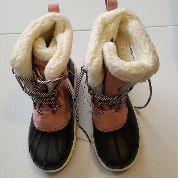 Girls Rolane  winter boots pink - Picture 1 of 4